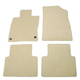 19-22 Honda Insight Nylon Car Floor Mats Liner Front Rear Carpets - Beige