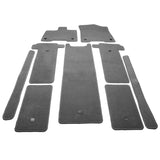 21-23 Toyota Sienna 7 Passenger Car Floor Mats Gray Front Rear Carpets 9PC
