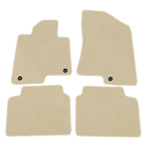 21-23 Kia K5 Optima Car Auto Floor Mats Liner Beige Front Rear Carpets 4PC