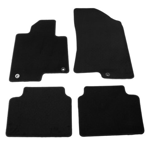 21-23 Kia K5 Optima Car Auto Floor Mats Liner Front Rear Carpets - Black