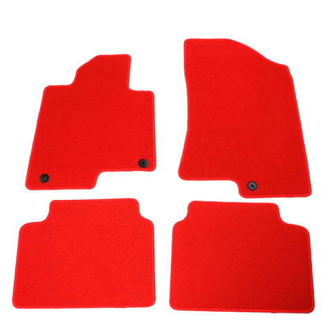 21-23 Kia K5 Optima Car Auto Floor Mats Liner Red Front Rear Carpets 4PC