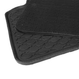 12-18 BMW F30 Sedan Heavy Duty Black Latex Floor Mats Front & Second Row