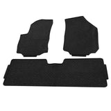 18-20 Chevy Equinox Black Rubber All Weather Floor Mats