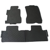 06-11 Civic Sedan PVC Rubber Front Rear Floor Mats Carpet Black All Weather
