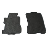 06-11 Civic Sedan PVC Rubber Front Rear Floor Mats Carpet Black All Weather