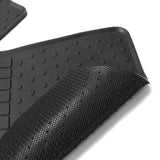 14-19 Nissan Rogue Heavy Duty Black Latex Floor Mats Front & Second Row