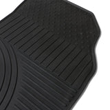 14-19 Nissan Rogue Heavy Duty Black Latex Floor Mats Front & Second Row