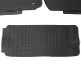 12-17 Toyota Camry Heavy Duty Black Latex Floor Mats Front & Rear 5PCS