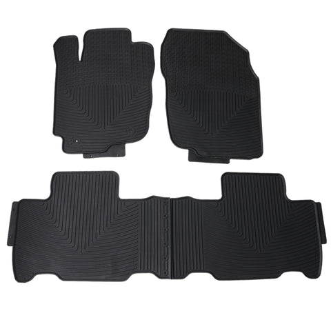 13-19 Toyota RAV4 Heavy Duty Black Latex Floor Mats Front & Second Row