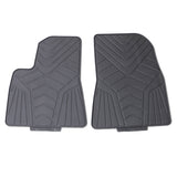 17-23 Tesla Model 3 Heavy Duty Black Latex Floor Mats Front and Second Row