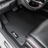16-21 Honda Civic Latex Car Floor Mats Liner All Weather Black Carpets 5PC