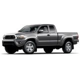 11-14 Toyota Tacoma Extended Cab Latex Floor Mats All Weather Carpets - Black