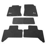 11-14 Toyota Tacoma Extended Cab Latex Floor Mats All Weather Carpets - Black