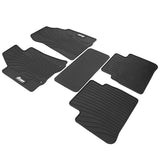 13-18 Nissan Altima Latex Car Floor Mats Liner All Weather Black Carpet 5PC