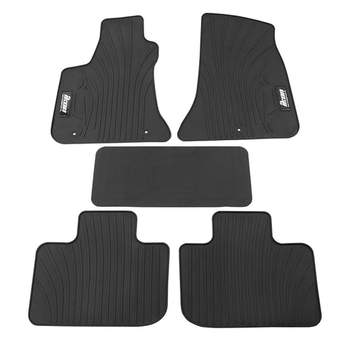 11-23 Dodge Charger Latex Car Floor Mats Liner All Weather Black Carpet 5PC