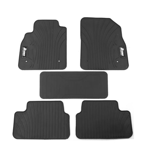 08-16 Chevy Cruze Latex Car Floor Mats Liner All Weather Black Carpet 5PC