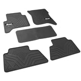 14-18 Chevy Silverado Latex Floor Mats Liner All Weather Carpets Black 5PC