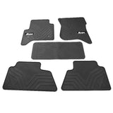 14-18 Chevy Silverado Latex Floor Mats Liner All Weather Carpets Black 5PC