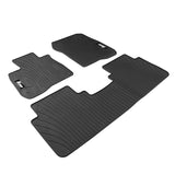 17-21 Honda CR-V Latex Car Floor Mats Liner All Weather Carpets Black 3PC