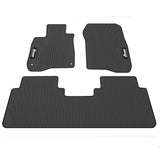 17-21 Honda CR-V Latex Car Floor Mats Liner All Weather Carpets Black 3PC