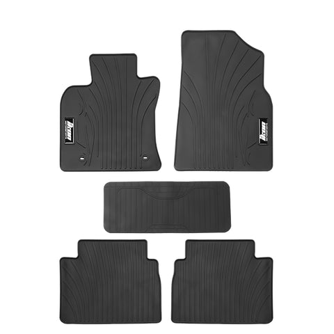 18-23 Toyota Camry Latex Car Floor Mats Liner All Weather Carpets Black 5PC