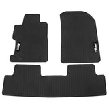 06-11 Honda Civic IK Style Black All Weather Floor Mats Carpets Latex