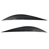 12-18 BMW F30 Sedan Wagon Headlight Eyebrow Eyelid Covers - 2PC Carbon Fiber