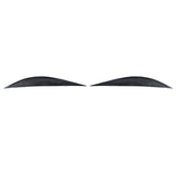 12-18 BMW F30 Sedan Wagon Headlight Eyebrow Eyelid Covers - 2PC Carbon Fiber