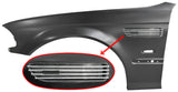 98-01 BMW E46 4D M3 Style Metal Fenders + Chrome Side Vent