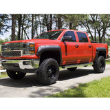 14-17 Chevy Silverado 1500 Short Bed Pocket Rivet Style Fender Flares