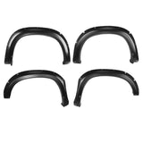 19-20 Chevy Silverado 1500 Pocket Style Fender Flares Smooth Black 4PC - PP