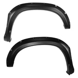 19-20 Chevy Silverado 1500 Pocket Style Fender Flares Smooth Black 4PC - PP