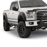15-18 Ford F150 Pocket Rivet Style Fender Flares Textured PP