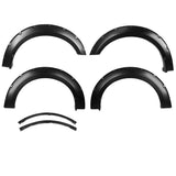 18-19 Ford F150 Pocket Style Fender Flares 4PC Set Smooth Black - PP