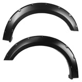 18-19 Ford F150 Pocket Style Fender Flares 4PC Set Smooth Black - PP