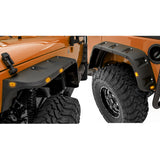 07-18 Wrangler JK Pocket Rivet V2 Style Fender Flares w/ LED Side Maker