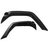 07-17 Jeep Wrangler JK Pocket Style Fender Flares Unpainted Texture