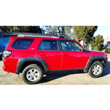 Fits 14-20 Toyota 4Runner Pocket Rivet Style Unpainted Black Fender Flares PP