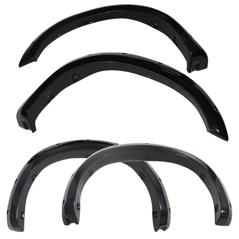 07-13 Toyota Tundra TRD Style Pocket Fender Flares Smooth Black ABS