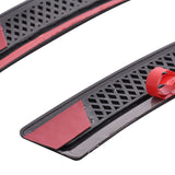 08-15 Mitsubishi Lancer EVO X Side Fender Mesh Vent Sticker Black PP