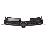 10-14 Golf MK6 Mesh GTI Style Black Red Front Grille Logo Base - ABS