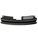 10-14 VW Golf 6 MK6 GTI Style Front High Bar Black Chrome Trim Grille
