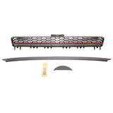 15-16 VW Golf 7 MK7 GTI Style Front High Bar Black Red Trim Grille Grill