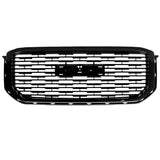 15-19 GMC Yukon Denali Style Front Upper Grille - Black ABS