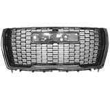 21-22 GMC Yukon/Yukon XL Denli Style Front Upper Bumper Grille - Gloss Black