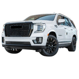 21-22 GMC Yukon/Yukon XL Denli Style Front Upper Bumper Grille - Gloss Black