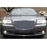 11-14 Chrysler 300 300C Front Hood Mesh Grill Grille B-Style Chrome ABS