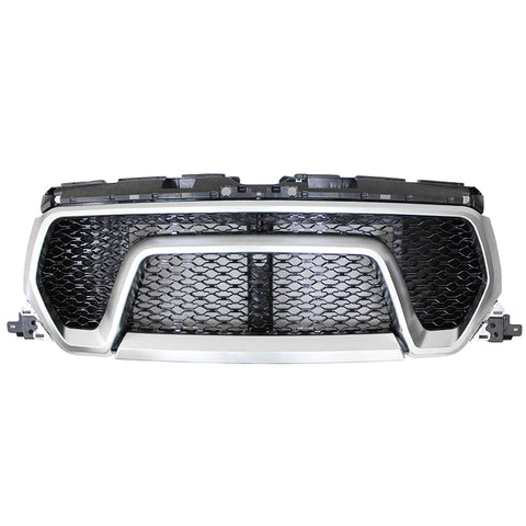 19-22 Dodge Ram 1500 Rebel Style Front Hood Grille Replacement - Silver