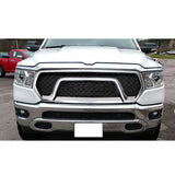 19-22 Dodge Ram 1500 Rebel Style Front Hood Grille Replacement - Silver