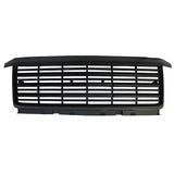 15-18 Chevy Silverado 2500 3500 Front Grille Hood Black - ABS